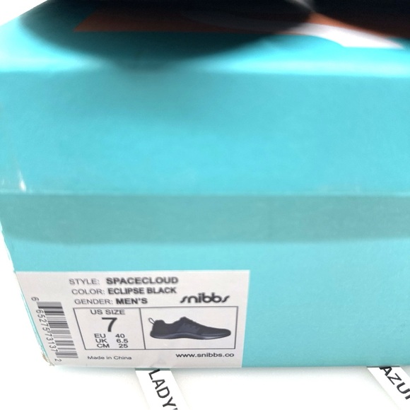 NIB MEN'S Snibbs Spacecloud 2.0 Slip & Water Resistant Color Eclipse Size 7 - Picture 15 of 16